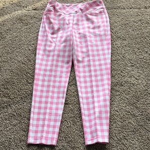 Pink and White Checkered TAIL golf pants. 
Never worn.